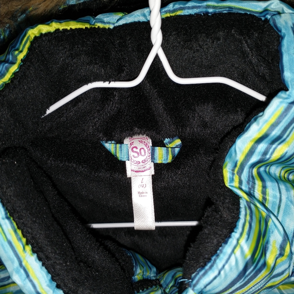 SO Girls size 12 winter coat - Picture 5 of 5